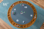 Reversible 66" Poker Table Top Only By Jack Game Room ♠♥♣♦