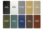 SW Studios Metal Frame Swatch Samples for Jack Game Room