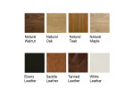 Wood Finishes & Top Grain Leathers by Fysik for Jack Game Room