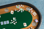 72" x 42" Oval Poker Table Top By Jack Game Room ♠♥♣♦