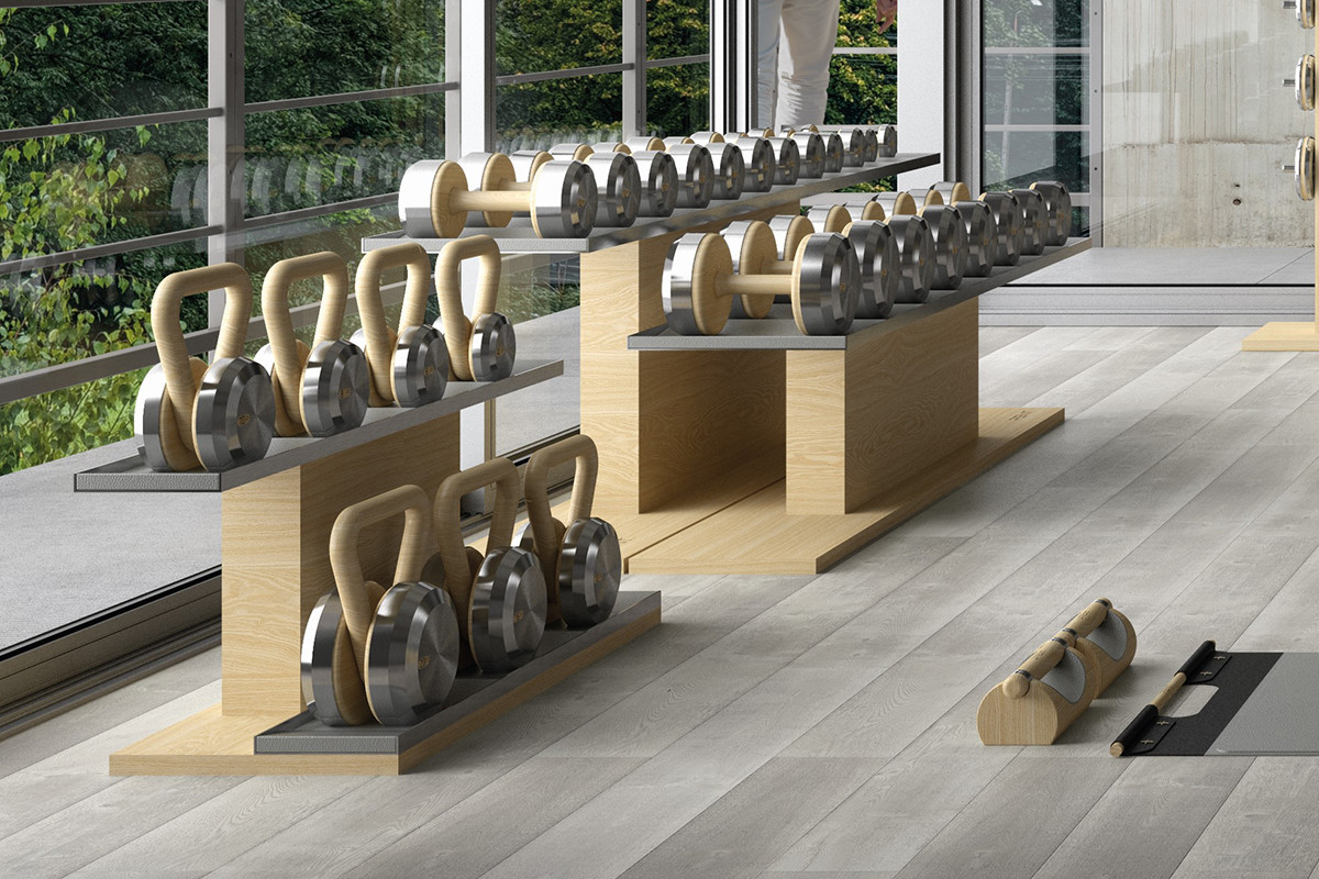 COLMIA dumbbell sets by PENT Fitness for Jack Game Room