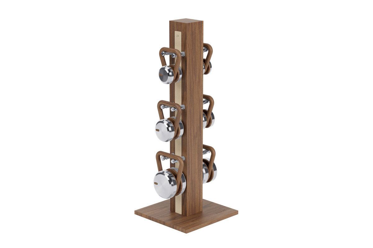 LOVA VERTICAL Complete Kettlebell Set by PENT Fitness for Jack Game Room