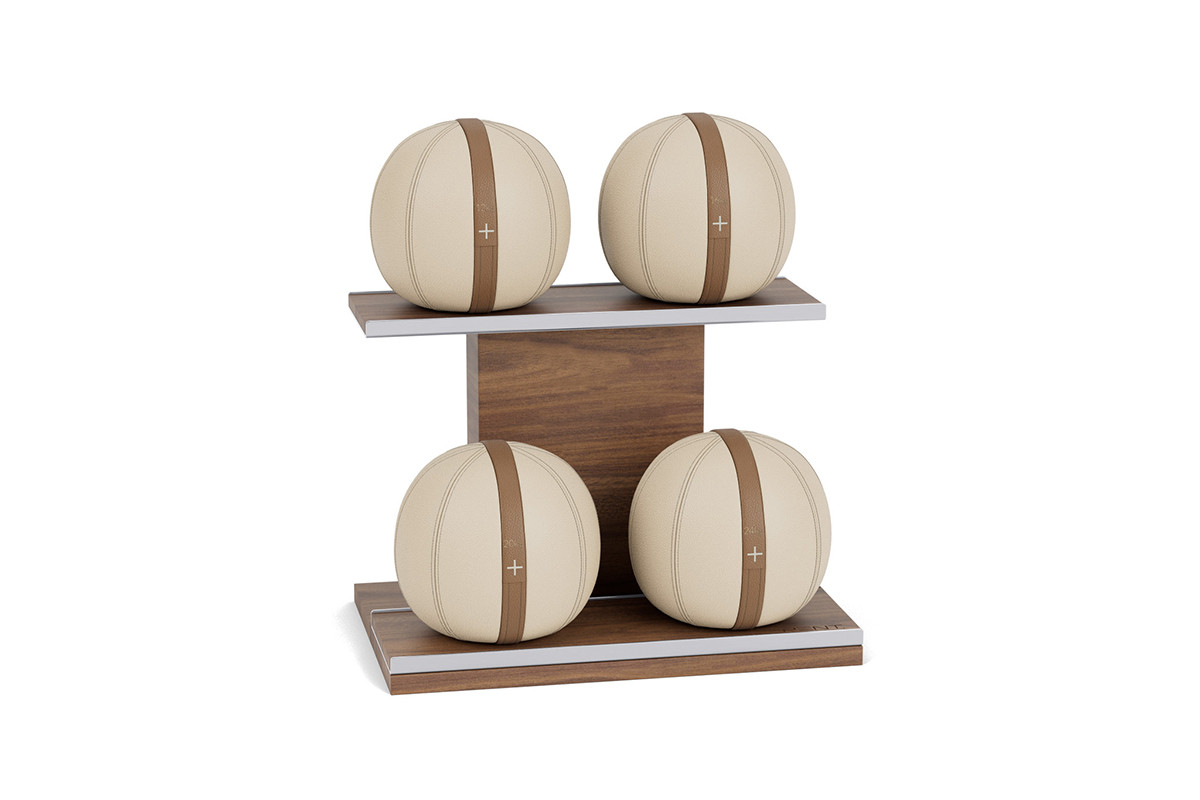 MOXA Power Set of Medicine Balls by PENT Fitness for Jack Game Room