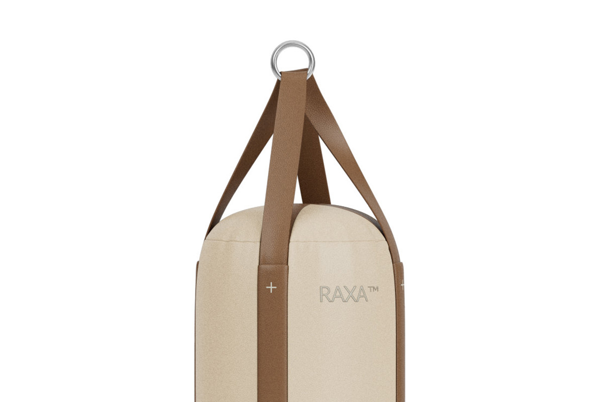 RAXA Punching Bag Detail View by PENT Fitness for Jack Game Room