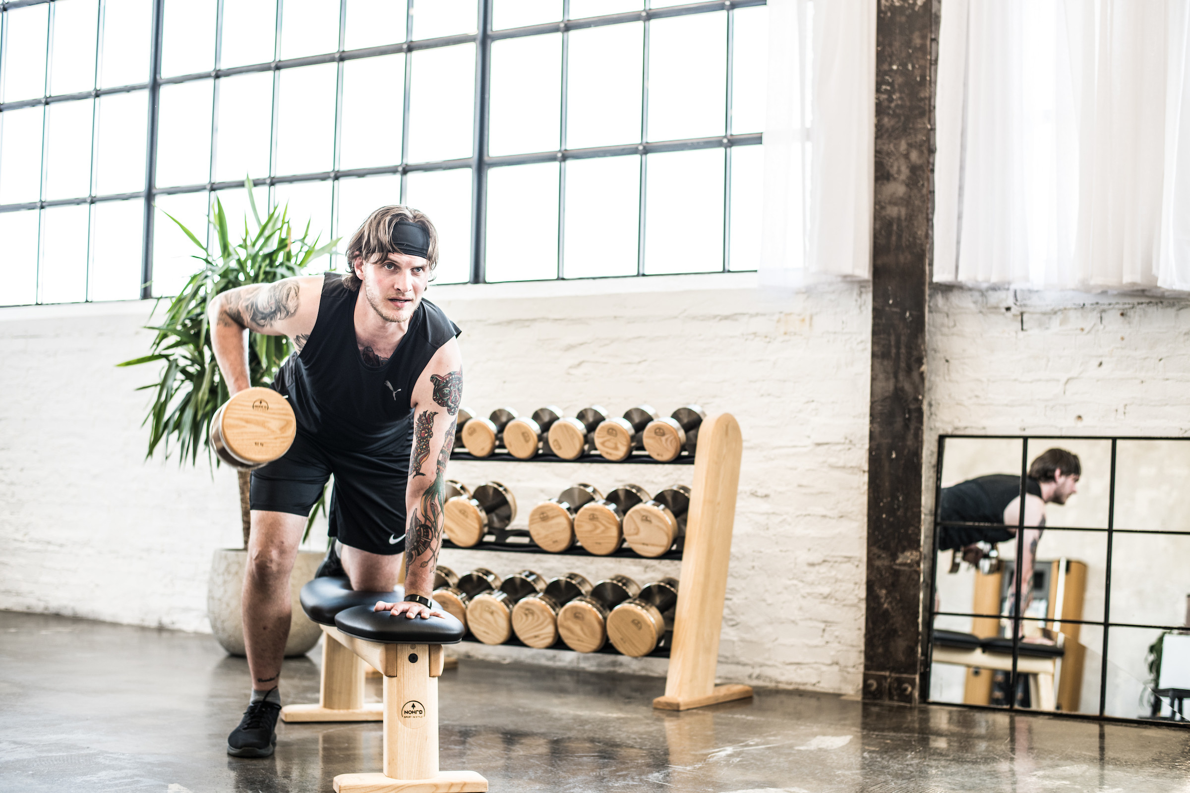 NOHrD Weight Bench by NOHrD-WaterRower for Jack Game Room