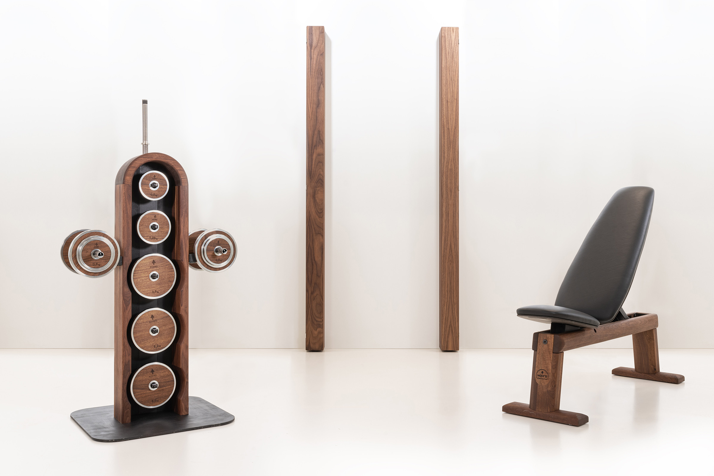 NOHrD WeightPlate Set by NOHrD-WaterRower for Jack Game Room