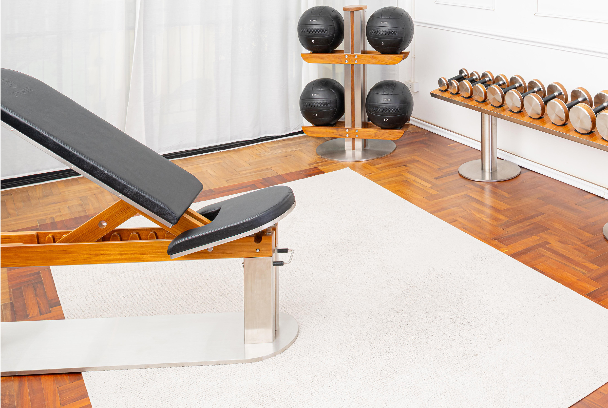 NANG Adjustable Weight Bench by Fysik for Jack Game Room