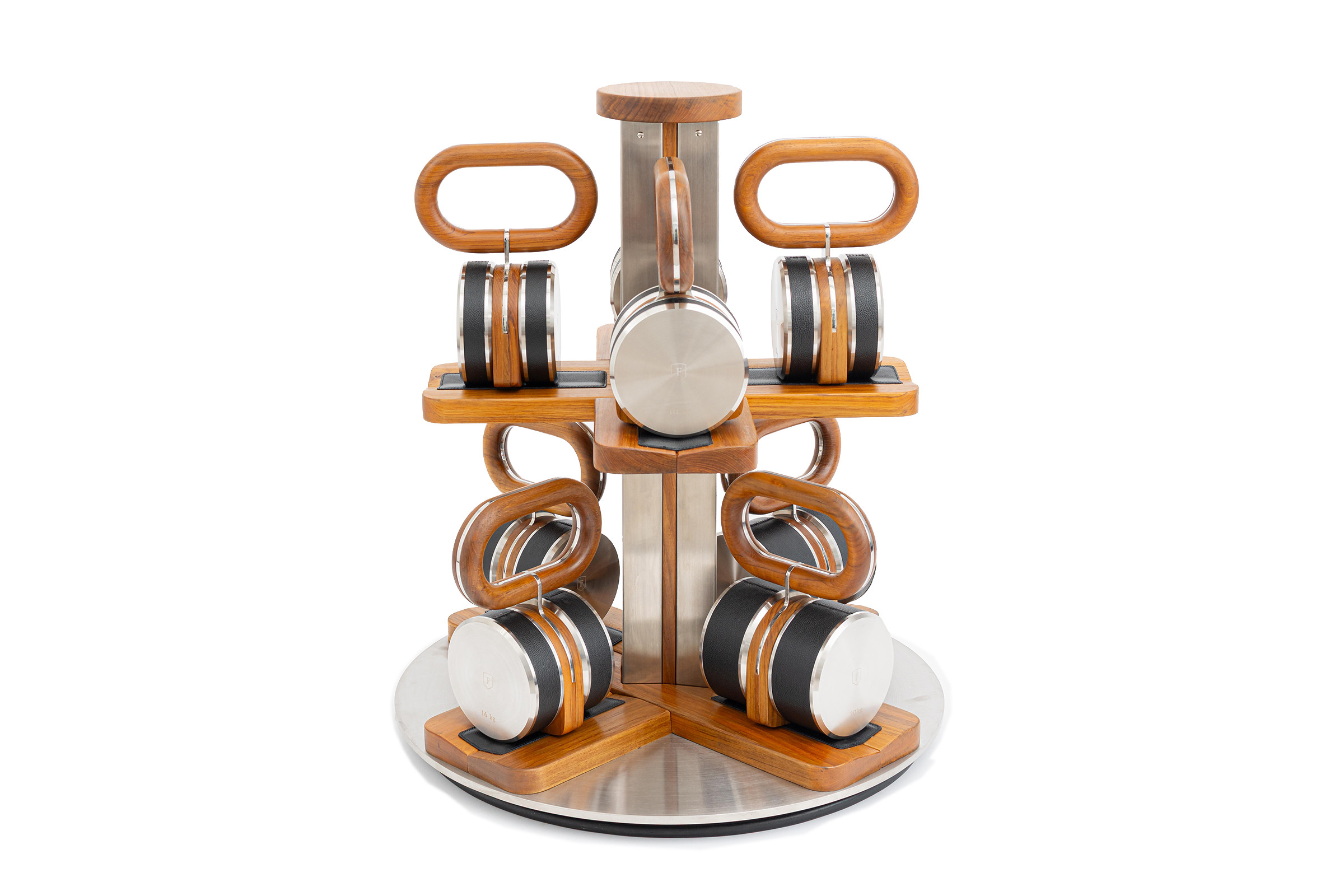 KRABA Vertical Kettlebell Set by Fysik for Jack Game Room