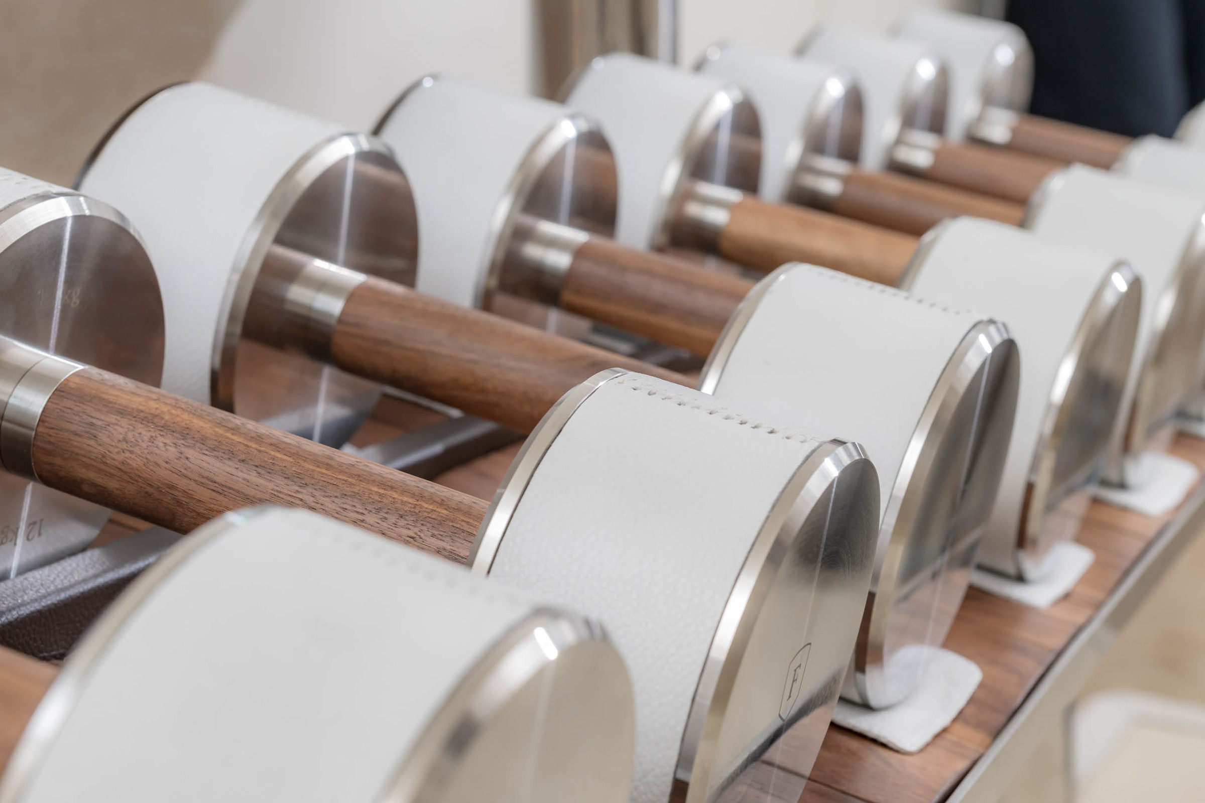 NAK Vertical Dumbbell Set by Fysik for Jack Game Room