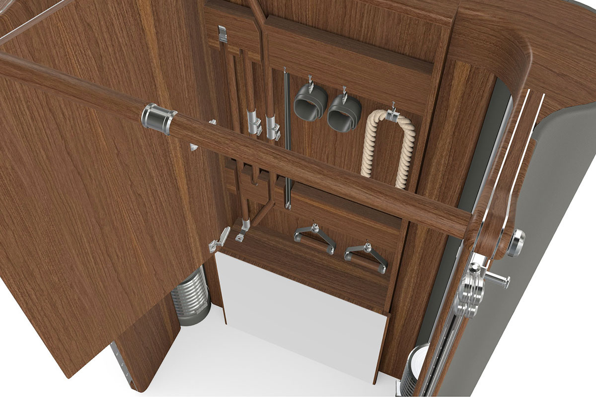 ROMA Cable Strength Machine by PENT Fitness for Jack Game Room