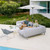 Space Outdoor Modular Seating in Light Grey by Cane-line for Jack Patio Space Outdoor Modular Seating in Light Grey by Cane-line for Jack Patio