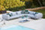 Space Outdoor Modular Seating in Light Grey by Cane-line for Jack Patio Space Outdoor Modular Seating in Light Grey by Cane-line for Jack Patio