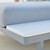 Space Outdoor Modular Seating With White HI-Core Side Table by Cane-line for Jack Patio Space Outdoor Modular Seating With White HI-Core Side Table by Cane-line for Jack Patio