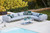 Space Outdoor Modular Seating in Light Grey by Cane-line for Jack Patio Space Outdoor Modular Seating in Light Grey by Cane-line for Jack Patio