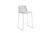 Breeze Outdoor Wicker Stackable Barstool in White Grey by Cane-line for Jack Patio Breeze Outdoor Wicker Stackable Barstool in White Grey by Cane-line for Jack Patio