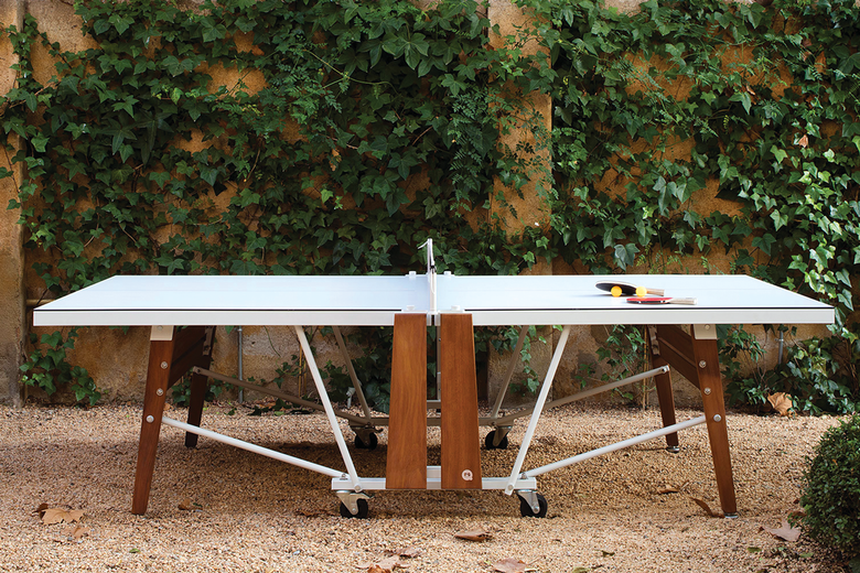 RSF-2 Folding Outdoor Ping Pong Table (Black) by RS Barcelona for Jack