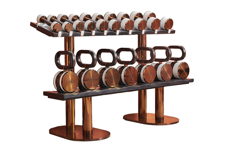 NAK-KRABA Combo Dumbbell-Kettlebell Set by Fysik for Jack Game Room