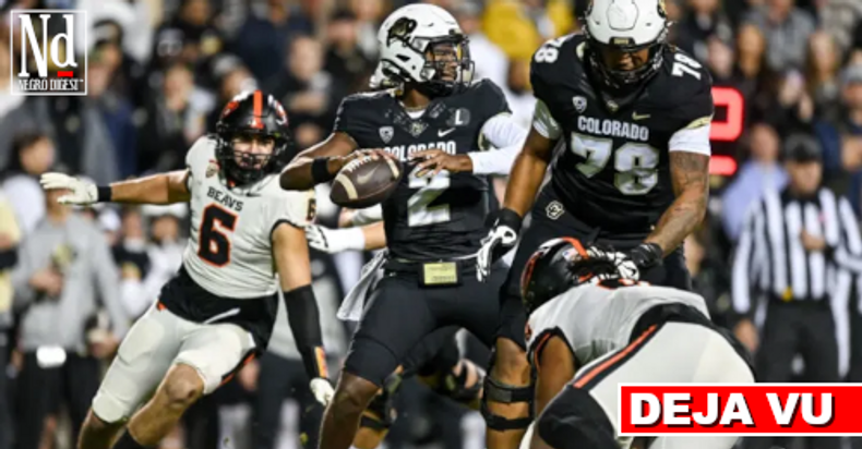 OREGON STATE BEATS COLORADO 26-19, Shedeur Sacked 5 Times