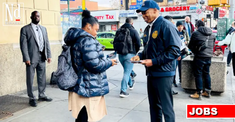 ERIC ADAMS HITS THE STREETS Looking For City Workers