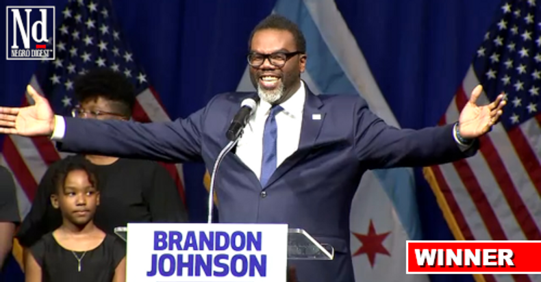 BRANDON JOHNSON IS THE NEW MAYOR OF CHICAGO