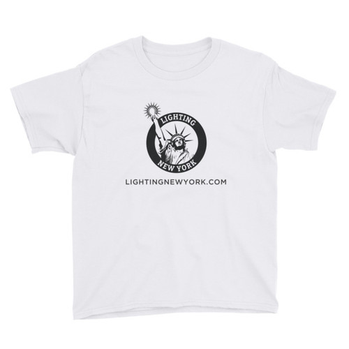 White Youth LNY Logo Short Sleeve T-Shirt
