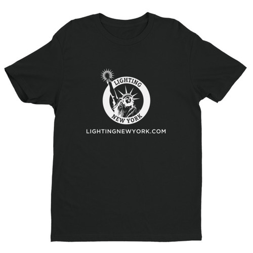 Black Fitted LNY Logo Short Sleeve T-shirt