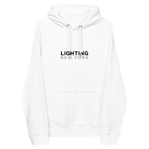 Unisex eco raglan hoodie - Printed New Logo
