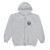 Grey Front LNY Logo Unisex Zip Hoodie