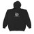 Black 2-Sided Unisex  Zip Hoodie