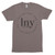 Coffee Color American Apparel 2-Sided Short Sleeve Tee