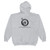 Gray Zip Hoodie - Logo on Back