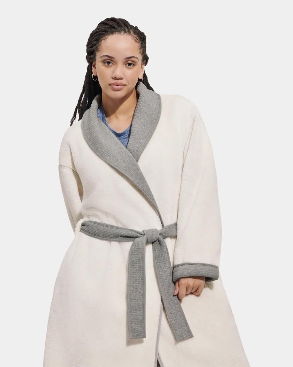 UGG Anabella Reversible Robe Grey Heather - Robert Frost Quality