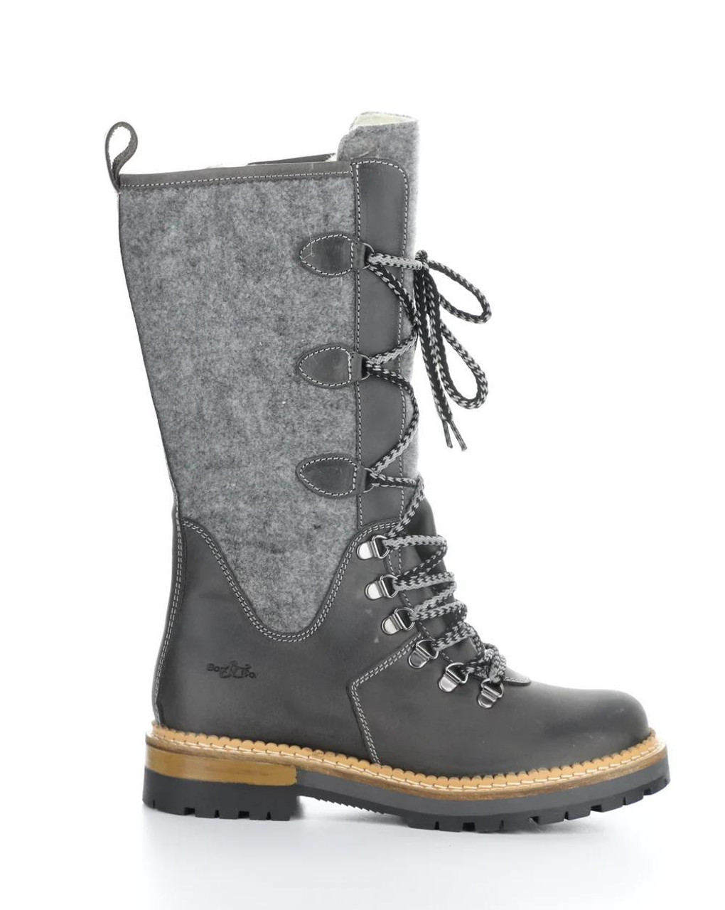 Bos. Co. Algid Round Toe Grey Waterproof Boots Robert Frost