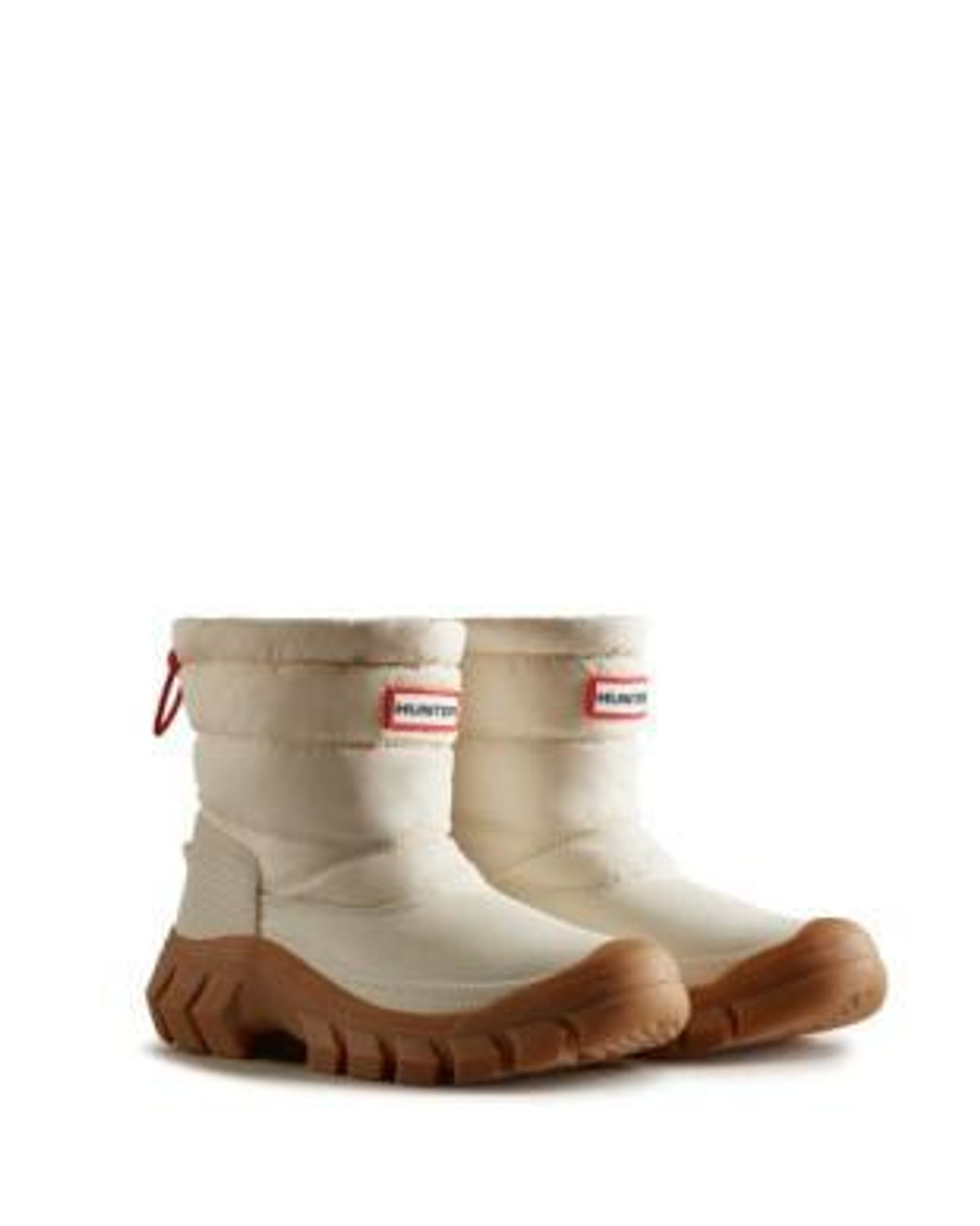 Hunter W's Intrepid Insulated Short Snow Boot White Willow/Gum