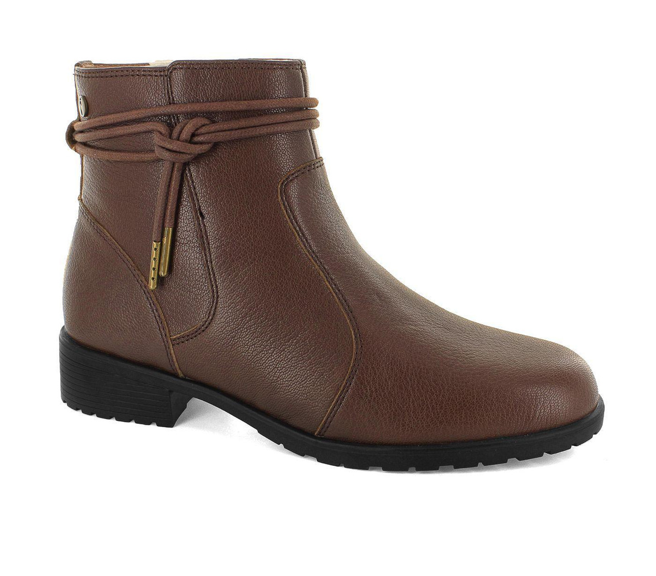 Chocolate brown ankle boots clearance womens