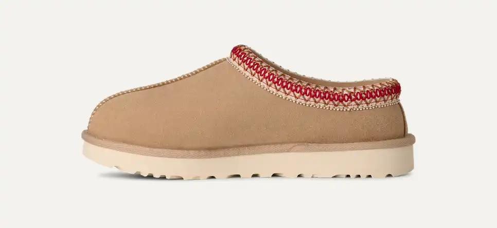 洋書 s of Tasmania UGG W's Tasman II Slipper Sand/Dk Cherry - Robert Frost Quality
