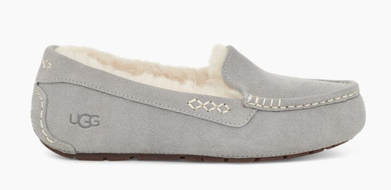 ugg ansley slippers light grey