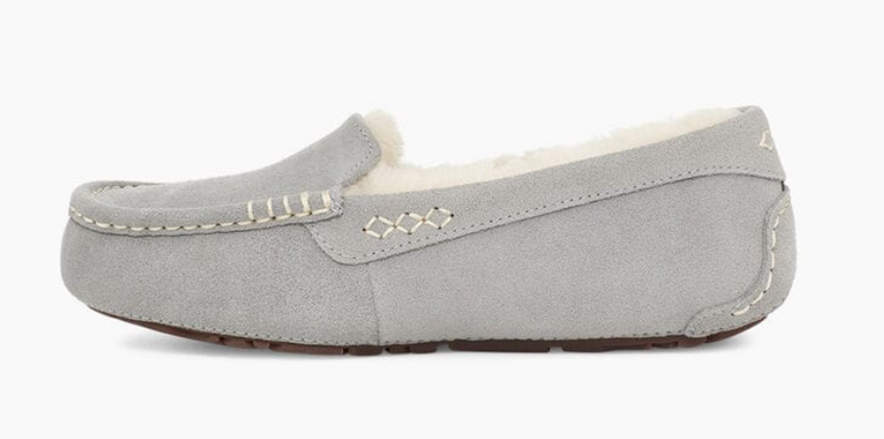 ugg ansley slippers light grey