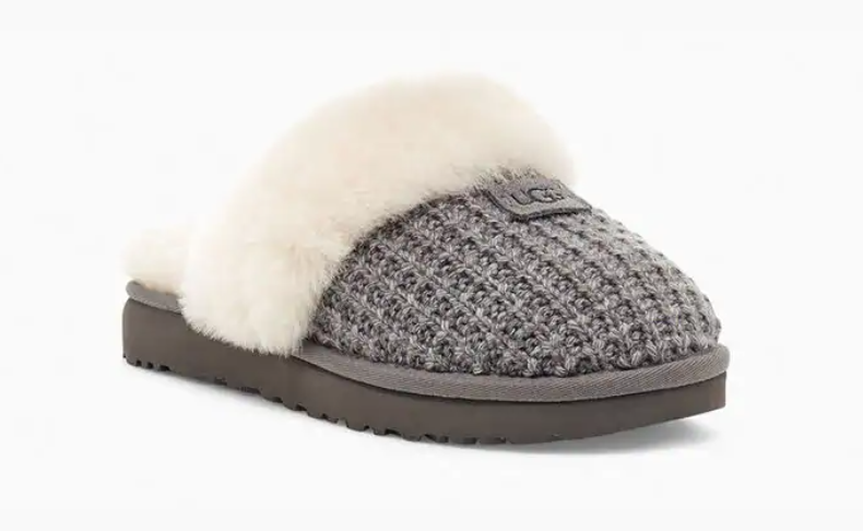 UGG Cozy Knit Slipper Charcoal - Robert Frost Quality