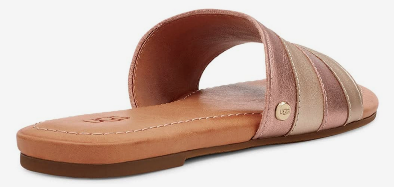 ugg flip flops rose gold