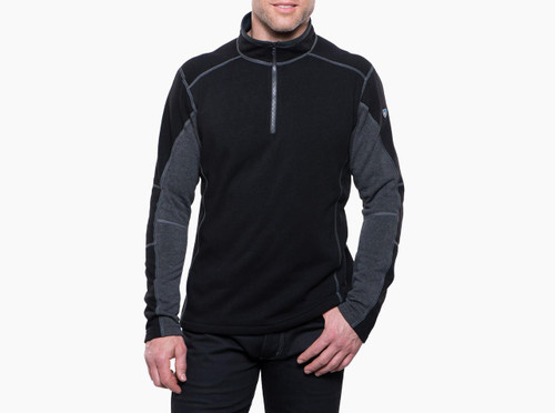 Kuhl Revel 1/4 Zip Sweater Black/Steel 
