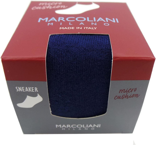 Marcoliani Invisible Sneaker Terry Microcushion Socks Royal Blue