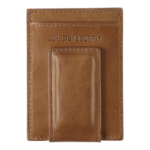 Johnston & Murphy Rhodes Tan Front Pocket Wallet