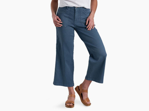 Kuhl Seaboard Wide Leg Crop Flint Blue