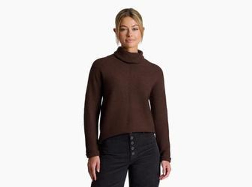 Kuhl Solace Sweater Coffee Kuhl Solace Sweater Coffee