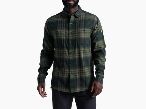 Kuhl Fugitive Long Sleeve Flannel Dark Forest Kuhl Fugitive Long Sleeve Flannel Dark Forest
