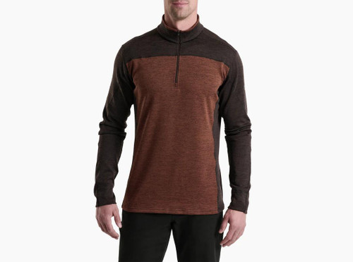 Kuhl Ryzer 1/4 Zip Rustic Brick Kuhl Ryzer 1/4 Zip Rustic Brick