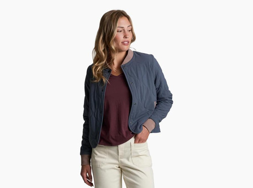 Kuhl Scout Quilted Jacket Metal Blue