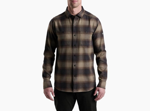 Kuhl Law Long Sleeve Flannel Dark Roast Kuhl Law Long Sleeve Flannel Dark Roast