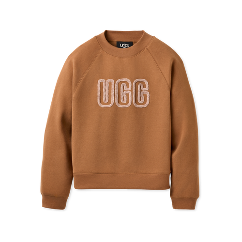 UGG W's Logo Crewneck Chestnut